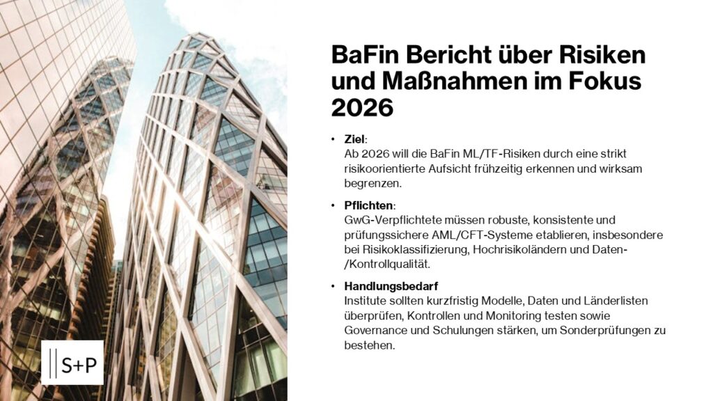 BaFin Bericht über Risiken und Maßnahmen im Fokus 2026