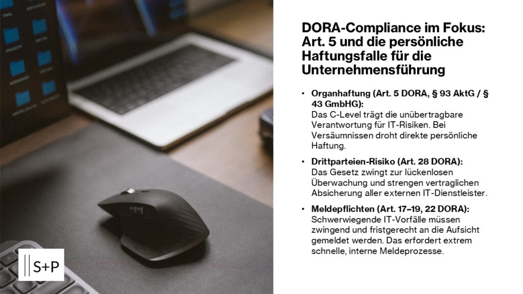 DORA Compliance Umsetzung