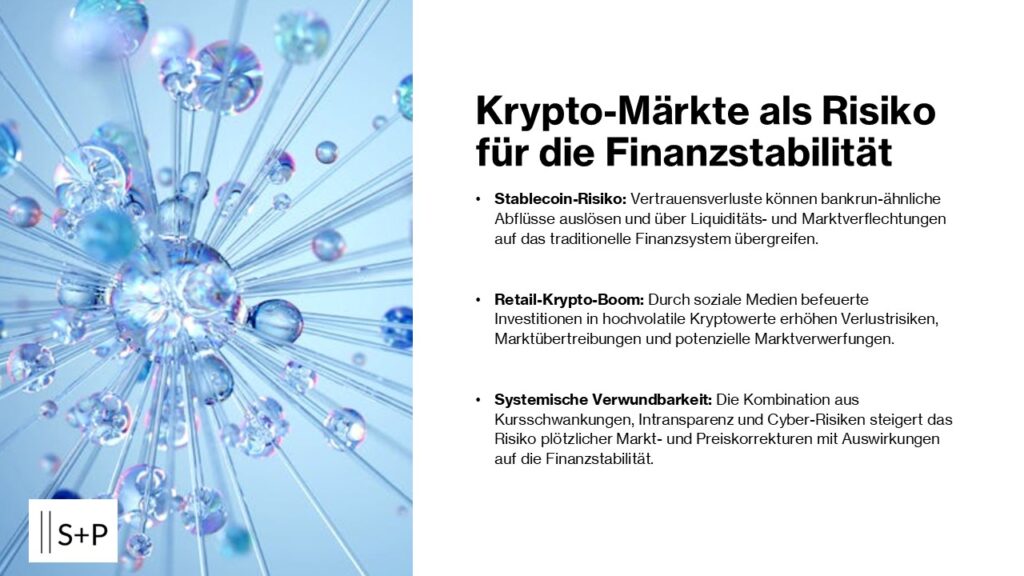 Krypto-Märkte als Risiko für die Finanzstabilität